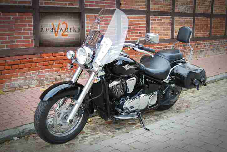 Kawasaki VN 900 Classic viel Zubehör TOP Zustand 1 Jahr Gewährleistung