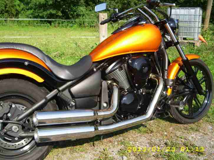 + + + Kawasaki VN 900 Custom Customumbau Harley Softail + + +