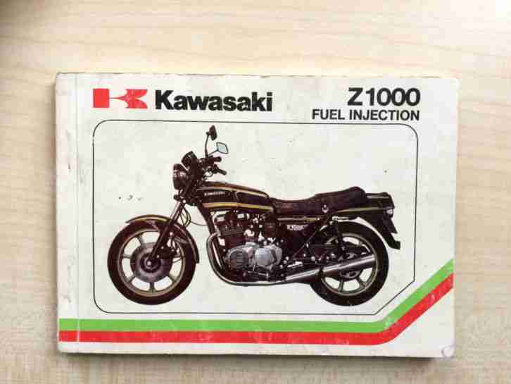 Kawasaki Z 1000 / Bord-, bzw. Inspektionheft (selten)
