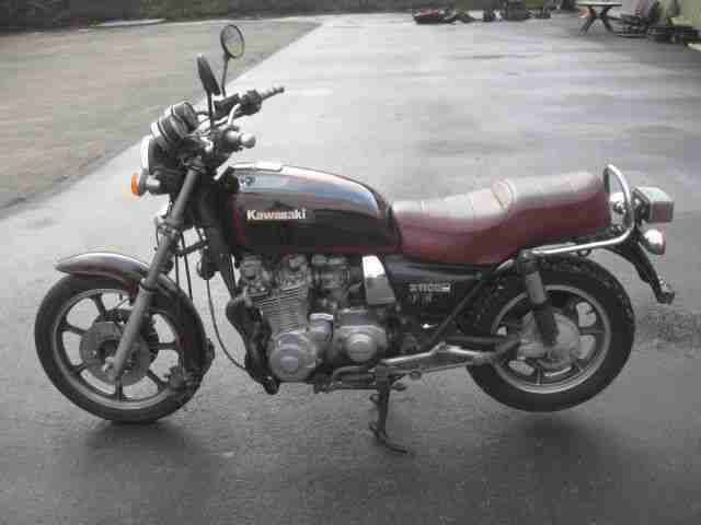 Kawasaki Z 1100 ST aus 1981 wie abgebildet mit ORIGINALPAPIEREN der MOTOR DREHT