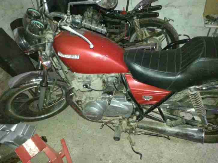 Kawasaki Z 440 LTD (KZ 440 A) Baujahr 1980 - Oldtimer Winterprojekt Fahrbereit