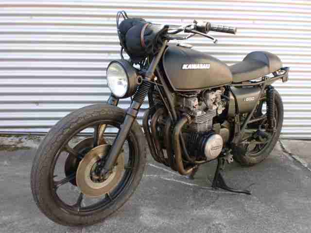 Kawasaki Z 650 B Cafe Racer / Bobber Projekt zum richten / Oldtimer Baujahr 1979