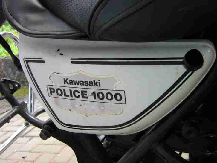 Z1000 Police US Polizei Motorrad