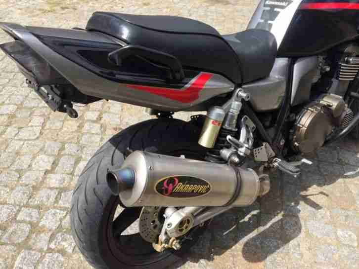 Kawasaki ZRX 1200 S AKRAPOVIC Komplettanlage TÜV neu TOP Kellermann Scheckheft