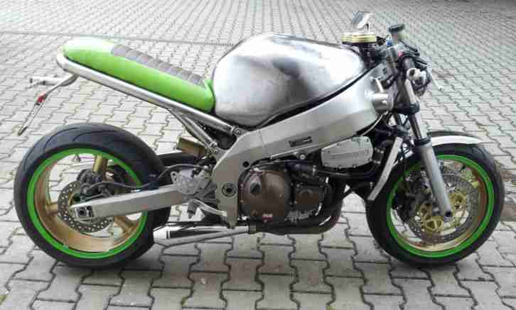 Kawasaki ZX 9 R Cafe Racer STAHLGEWITTER FIGHTERS MAGAZIN JUNI 2016