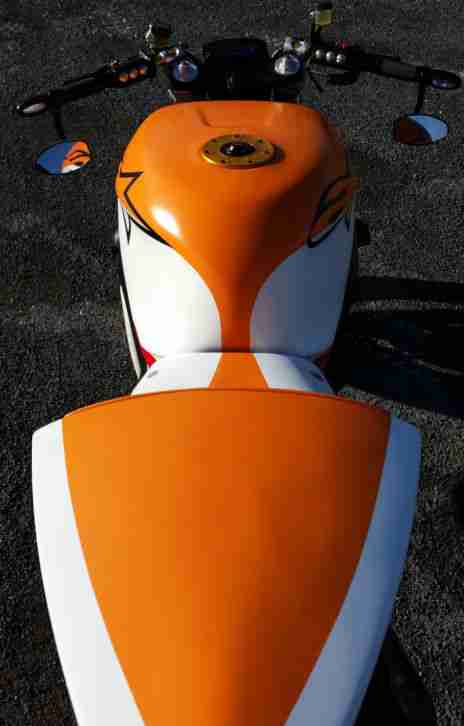 Kawasaki ZX7R Einzelstück , Naked Bike, Streetfighter, Alpinestars, Repsol