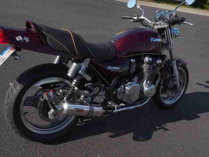 Kawasaki Zephyr 750 Stahlflex Wilbers Cobra Candy Bugster - traumhaft gepflegt!