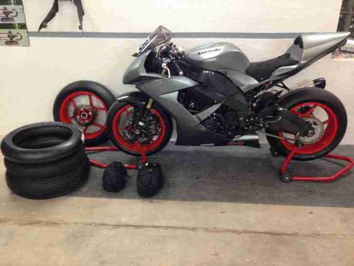Kawasaki zx10r 2009 Rennstrecke