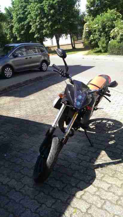 Keeway Gelände Motorrad, 50 ccm, schwarz-orange
