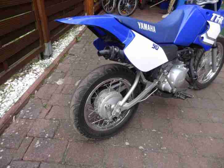 Kinder Motorrad Yamaha TTR 90 Top wenig gelaufen - Supermoto