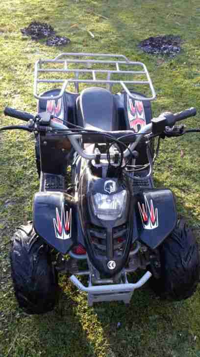 Kinderquad 125 cc Automatik Schwarz ( Kaum