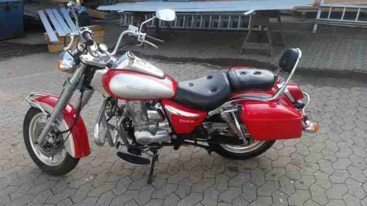 Kinroad XT125-16, Chopper, 125ccm, 80km/h, nur 18km Laufleistung