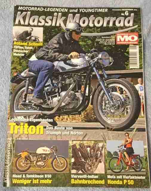Klassik Motorrad Nr. 6 11 12 2011 Triton,