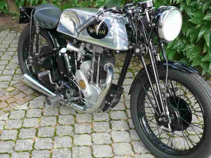 Klassik Motorrad, Oldtimer, Sunbeam, Model 8, Serie 2, Bj. 1937, 350 ccm, 20 PS