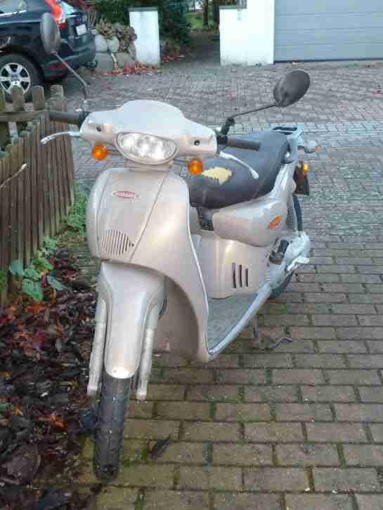 Kleinrad Mokick 50 km/h Aprilia Scarabeo 50