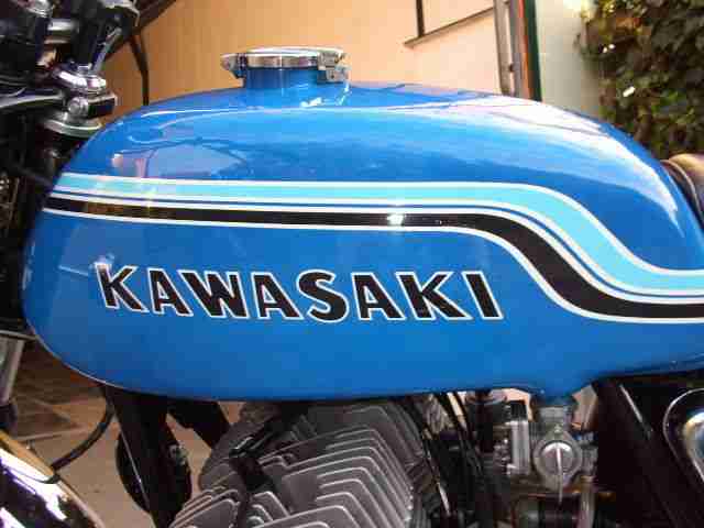 Königin der Zweitakter, Kawaski 750 H2 , Mach 4, Modell 1972
