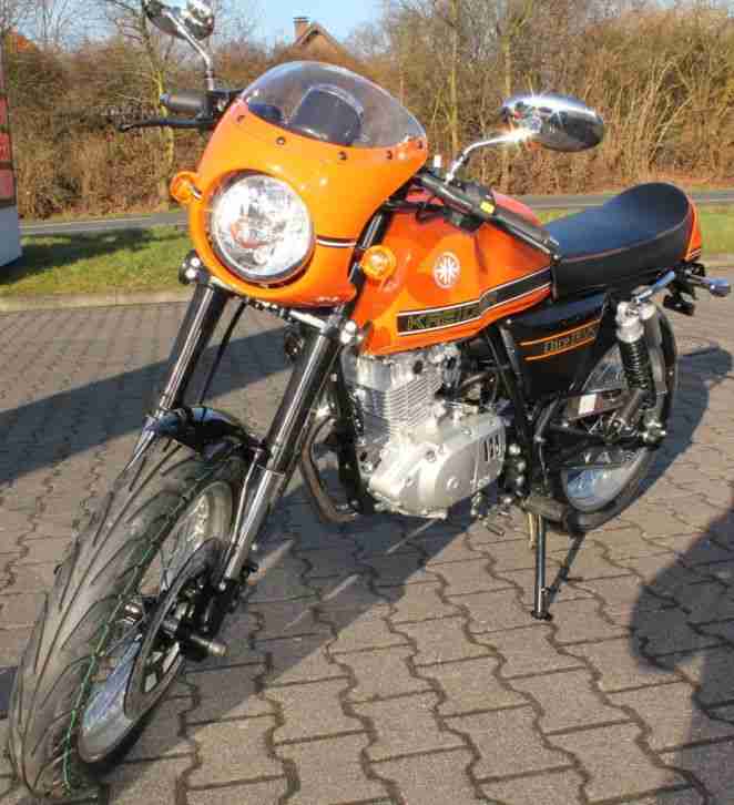 Kreidler Dice CR 125 Orange Neufahrzeug Cafe Racer Florett ab 49,- mon. finan.