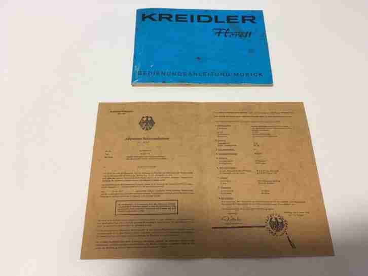 Kreidler Florett 3 Gang Handschaltung mit original Papieren
