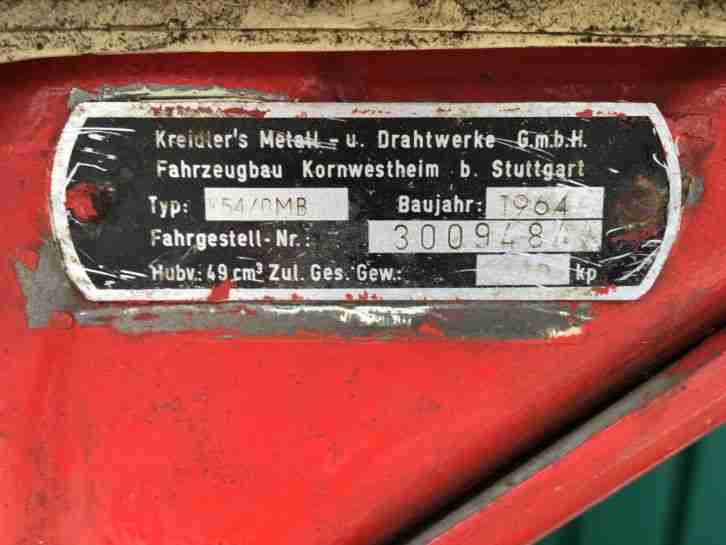 Kreidler Florett, Baujahr 1964, für Bastler