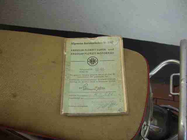 Kreidler Florett K54 / 2 Bj 1963 Eiertank Super 4 Moped KKR