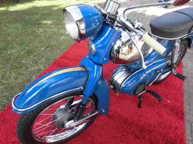 Kreidler Florett K54-OM Bj 1964 Blau Optisch technisch Topzustand Hingucker