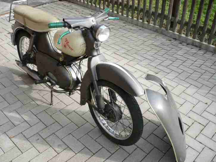 Kreidler Florett Mokick 3 Gang Handschaltung von 1963 mit Papiere