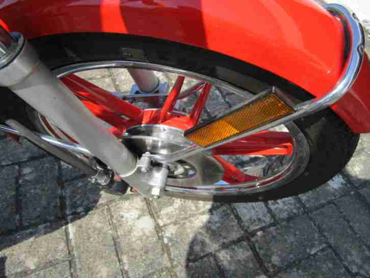 Kreidler Florett RS von 1979 in Rot mit Gutachten von Tüf
