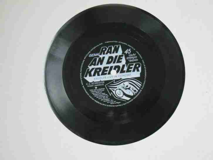 Kreidler Werbeschallplatte/Tonfolie 45rpm „Ran an die Kreidler“