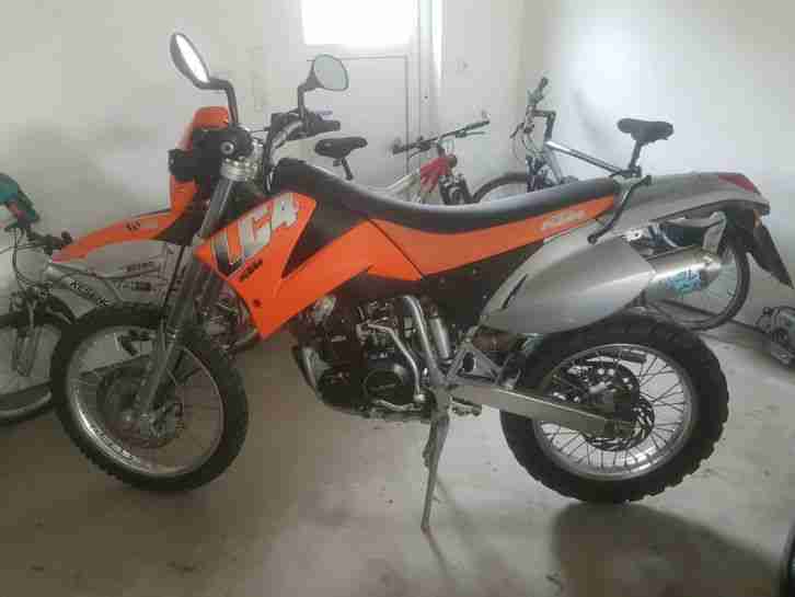 Ktm LC4 640 Enduro kein Gelände TOP Zustand Reifen, Tüv neu Leovince ABE Orange