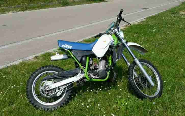 Ktm gs 250 mit papiere (ca 50 ps) fahrbereit!!!