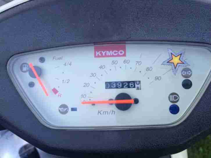 Kymco Filly Roller 50Ccm 3900Km Moped Fahrbereit