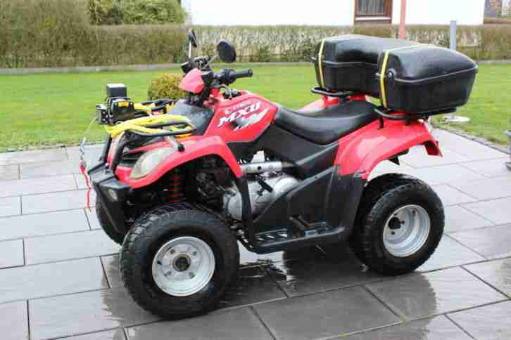 Kymco MXU 250 Quad ATV Schneeschild Seilwinde