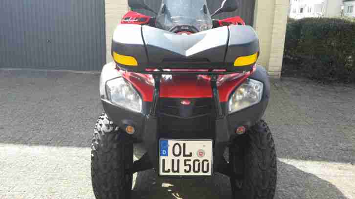 Kymco MXU 500 2x4+Seilwinde+AHK+Griffheizung+Navi u. Halter+2xKoffer+Windschild
