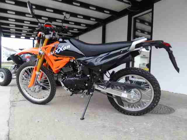 Luxon 125 Enduro Orange mit Suzuki Motor