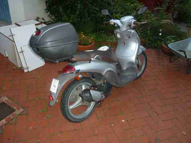 MBK Flipper - Silber - Ab 1 € - Bastlerobjekt aber läuft - Mofaroller 25 km/h