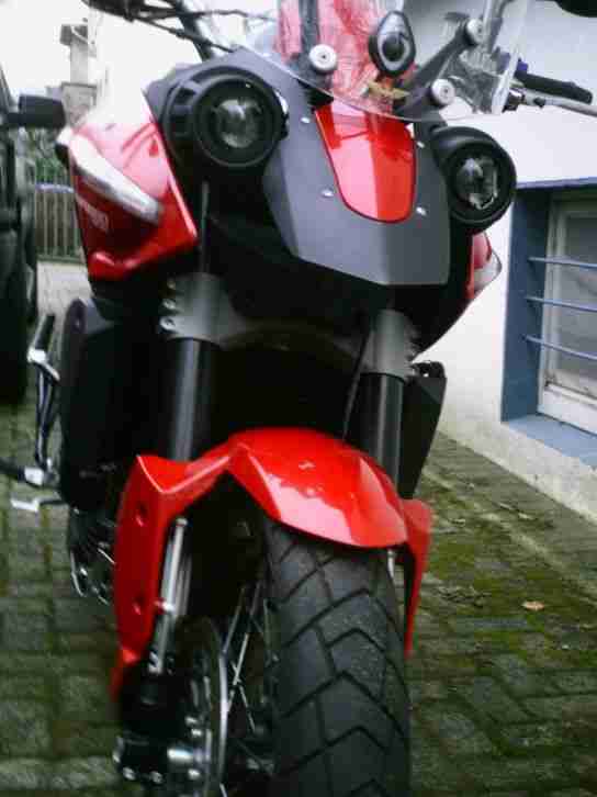 MOTO MORINI GRANPASSO 1200 H83 1.Hand 900Km inkl. GSG Sturzpads V+H-Rad +Rahmen