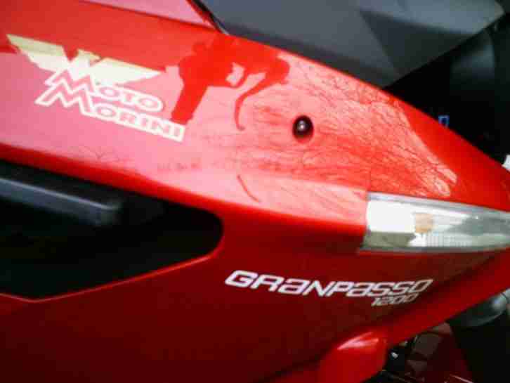 MOTO MORINI GRANPASSO 1200 H83 1.Hand 900Km inkl. GSG Sturzpads V+H-Rad +Rahmen