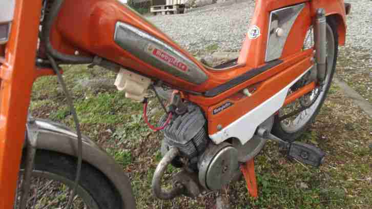 MOTOBECANE MOBYLETTE N150 BJ74 MOFA NUR 180 KM GELAUFEN DANN VERGESSEN IM KELLER