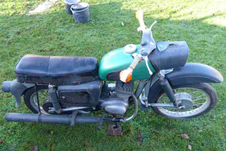 MZ ES 150 / 1 Bj. 1971 gute Basis zum Neuaufbau Motor dreht