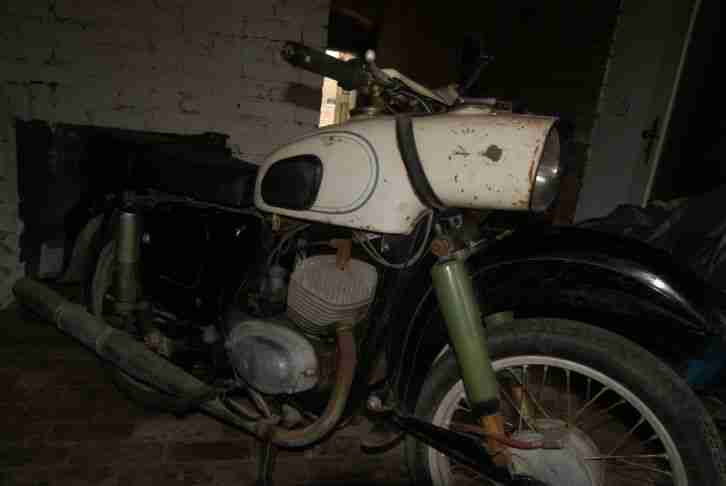 MZ ES 150 Bj. 1975 kompletter Originalzustand, Motor dreht,