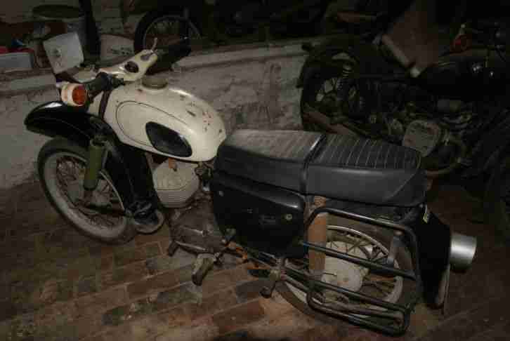 MZ ES 150 Bj. 1975 kompletter Originalzustand, Motor dreht,