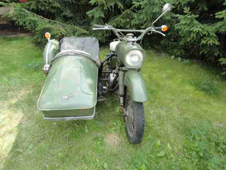 MZ ES 250 / 2 Beiwagen NVA , DDR