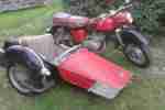 MZ ES 250 Gespann Motorrad 250 1 Beiwagen 250