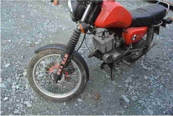 MZ ETZ 125 Motorrad mit Ungarische Papiere Baujahr 1987