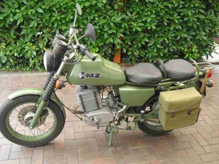 MZ ETZ 250 A DDR Armee-Krad NVA, nur 6000 km