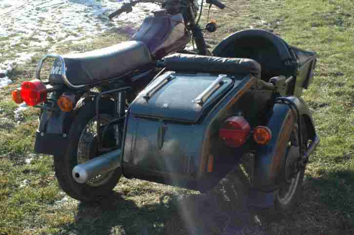 MZ ETZ 250 SW mit Beiwagen und Papiere TÜV Neu