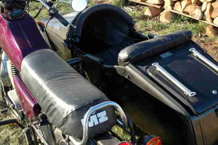 MZ ETZ 250 SW mit Beiwagen und Papiere TÜV Neu