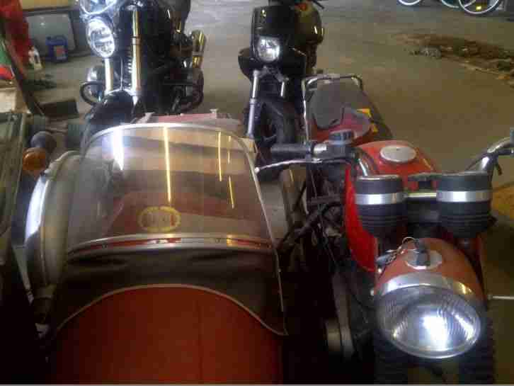 MZ Gespann TS 250/1 - ETZ Umbau