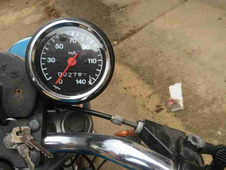 MZ TS 125, blau, komplett restauriert