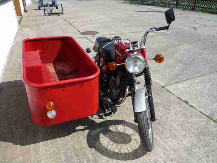 MZ TS 250/1 mit Seitengespann